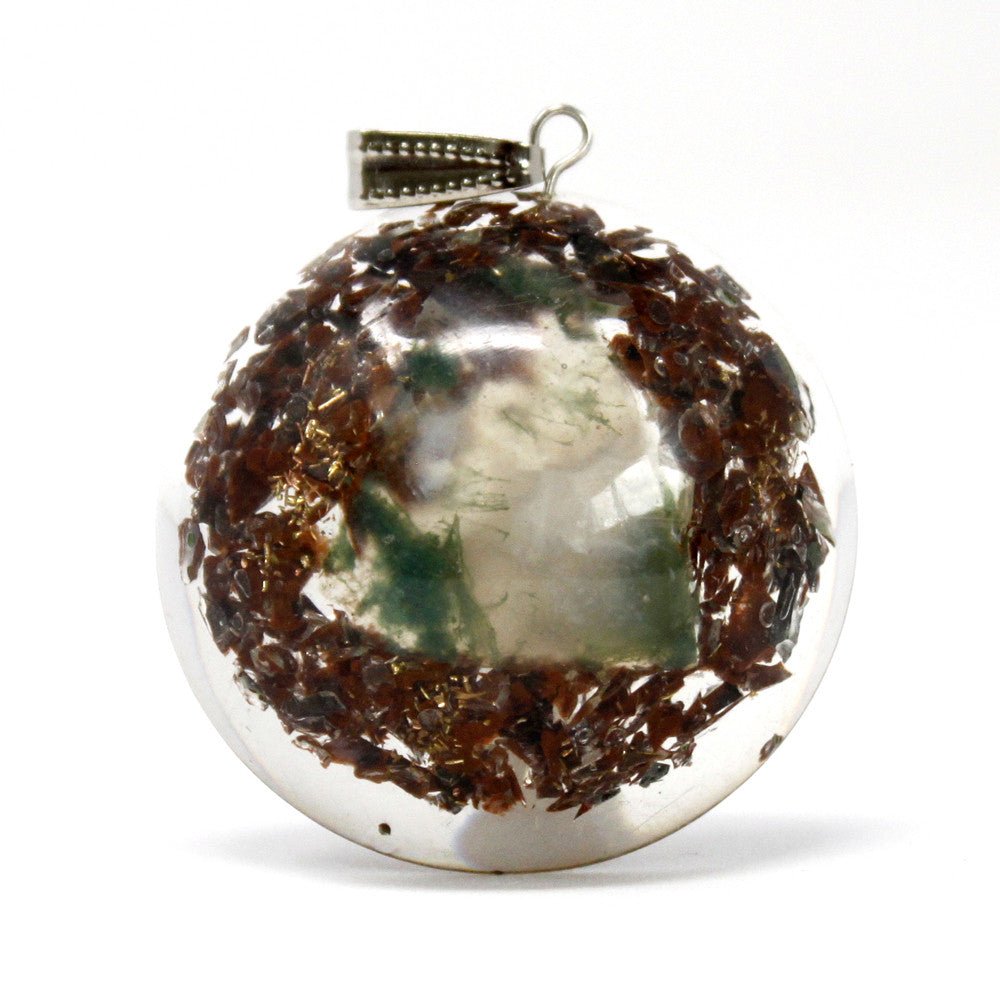 Orgonite Pendant - Power Block in Dome - SHAMTAM.COM