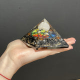 Orgonite Pyramid - Midnight Pentagon - 70mm - SHAMTAM.COM