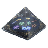 Orgonite Pyramid - Midnight Reiki - 90mm - SHAMTAM.COM