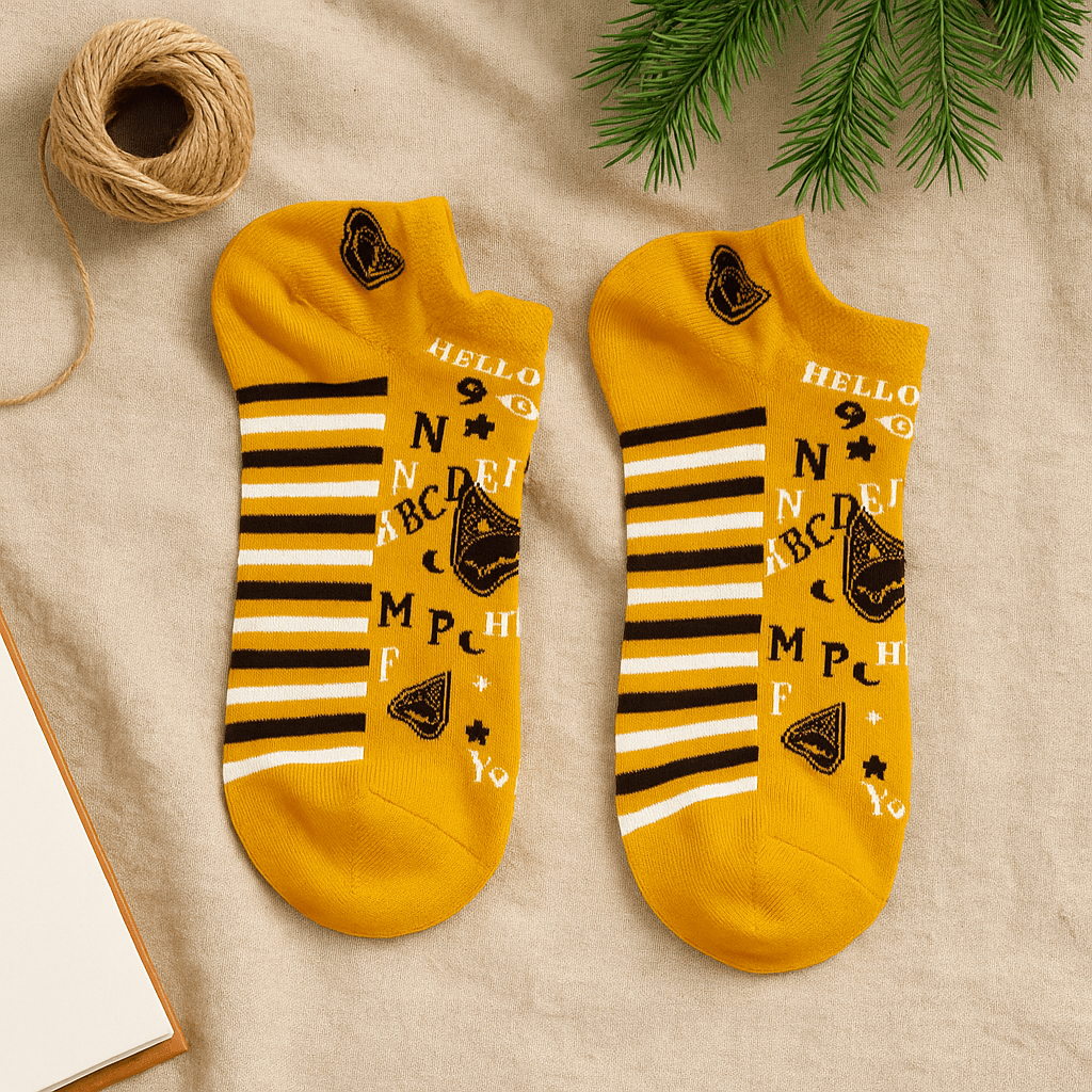 Ouija Board Low Cut Socks Size 7.5 - 11.5 - SHAMTAM.COM
