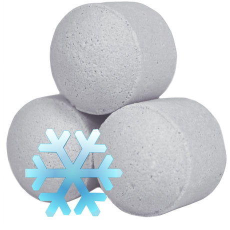 Pack Of 10 Chill Pills (Mini Bath Bombs) - White Christmas - SHAMTAM.COM