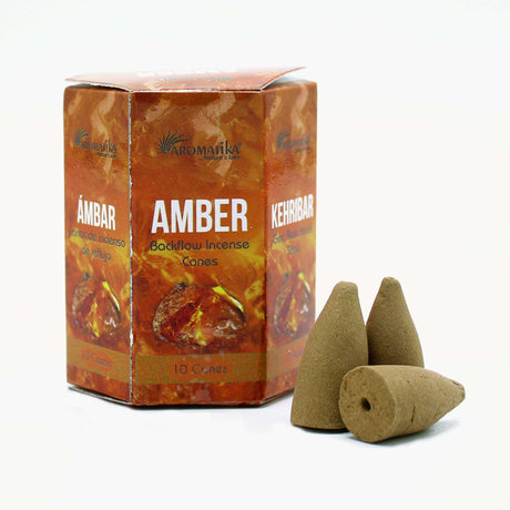 Amber Backflow Incense - Pack of 10 Masala - SHAMTAM.COM