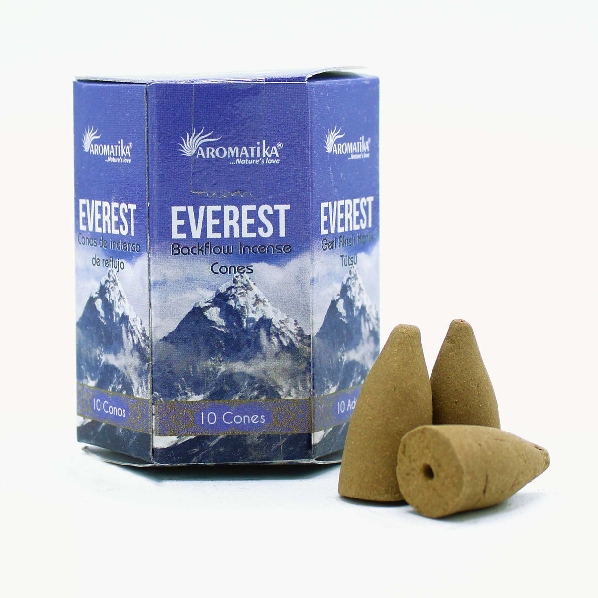 Pack of 10 Masala Backflow Incense - Everest - SHAMTAM.COM