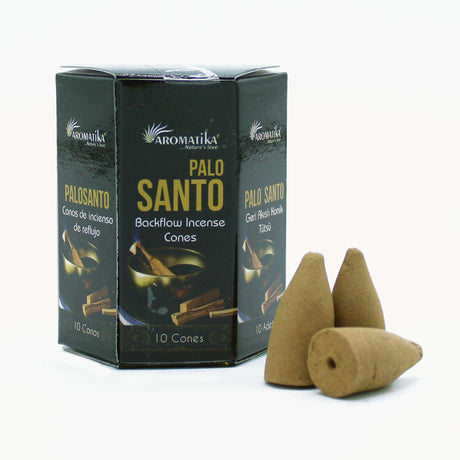 Palo Santo Backflow Incense - Pack of 10 Masala - SHAMTAM.COM