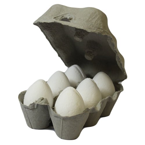 Pack of 6 Bath Eggs - Coconut - SHAMTAM.COM