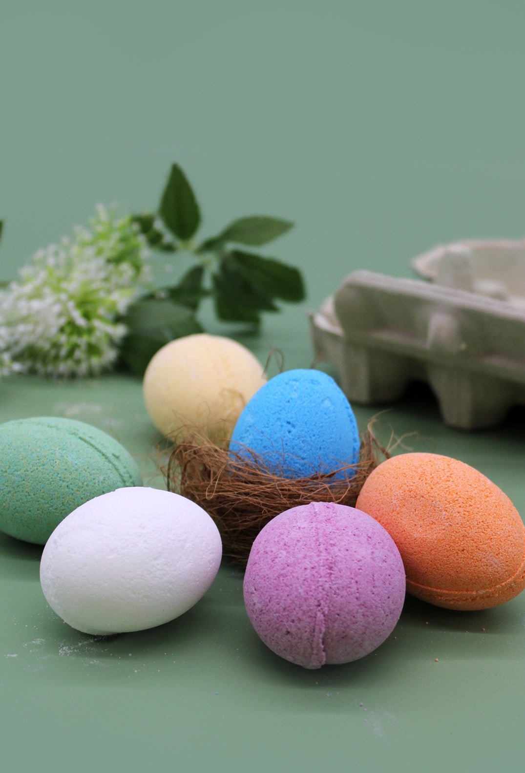 Pack of 6 Bath Bombs Eggs - Tangerine & Grapefruit - SHAMTAM.COM