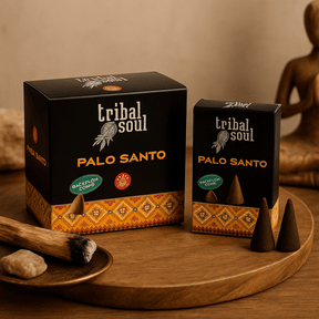 Palo Santo Backflow Incense Cones, Tribal Soul - SHAMTAM.COM