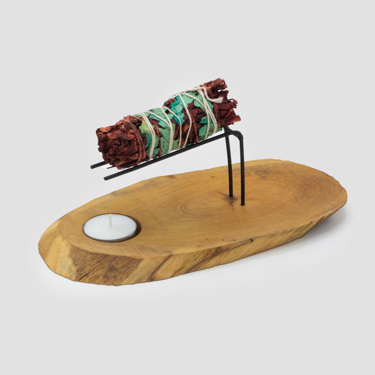 Palo Santo Heater - Natural Gamel Wood - SHAMTAM.COM