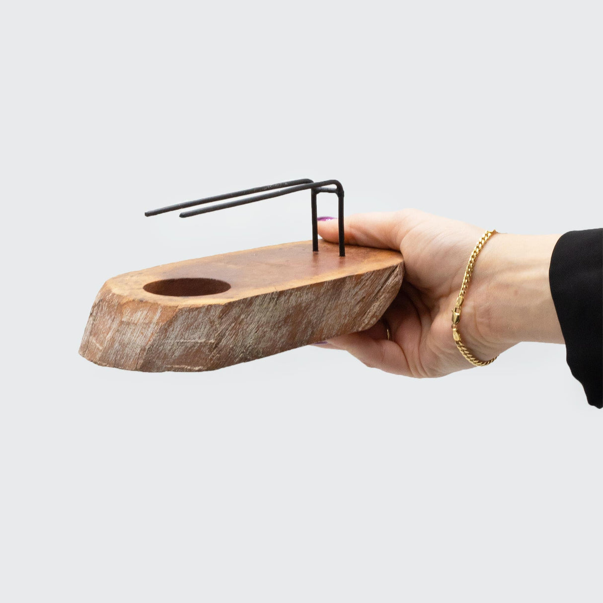 Palo Santo Heater - Whitewash Gamel Wood - SHAMTAM.COM