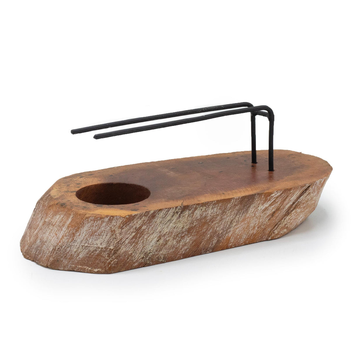 Palo Santo Heater - Whitewash Gamel Wood - SHAMTAM.COM