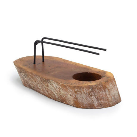 Palo Santo Heater - Whitewash Gamel Wood - SHAMTAM.COM