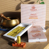 Pack of 15 Natural Incense Smudge Bricks and Burner - Palo Santo - SHAMTAM.COM
