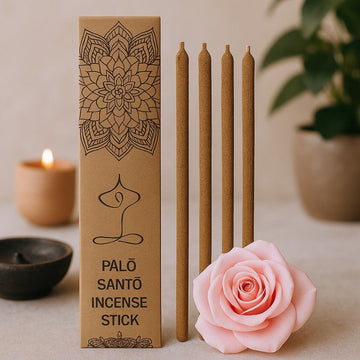 Palo Santo Large Incense Sticks Roses 4 Pack