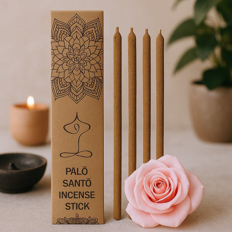 Palo Santo Large Incense Sticks Roses 4 Pack - SHAMTAM.COM