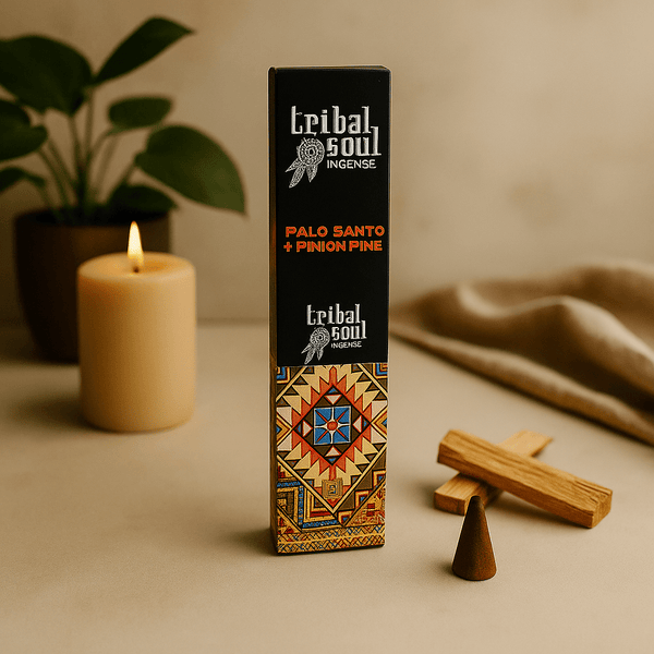 Incienso en varillas Palo Santo Piñón Alma tribal