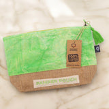 Zip Pouch - Mother Earth Green - Stonewash - SHAMTAM.COM