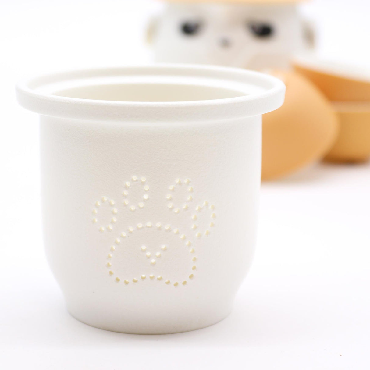 Panda Teapot Set & Three Cups - Orange - SHAMTAM.COM