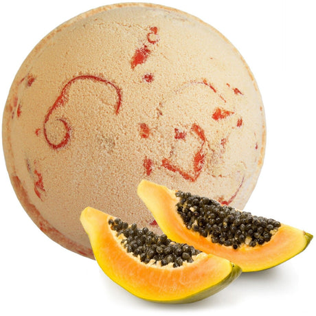 Papaya Bath Bomb With Coconut Butter 180g - SHAMTAM.COM