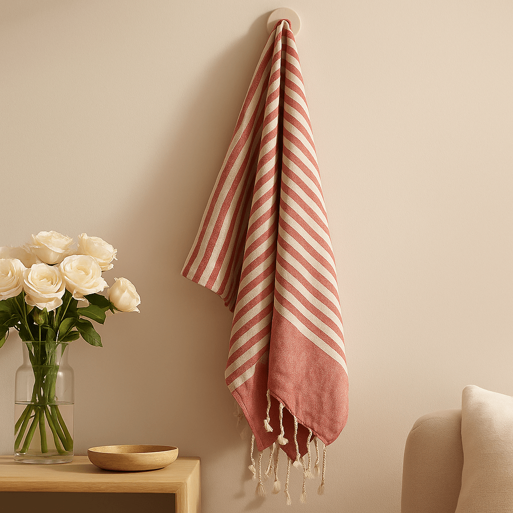 Pareo Throw Hot Pink 100x180 Cm - SHAMTAM.COM