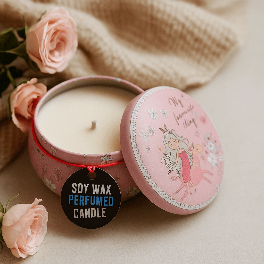 Parma Violet Scented Soy Tin Candle - SHAMTAM.COM