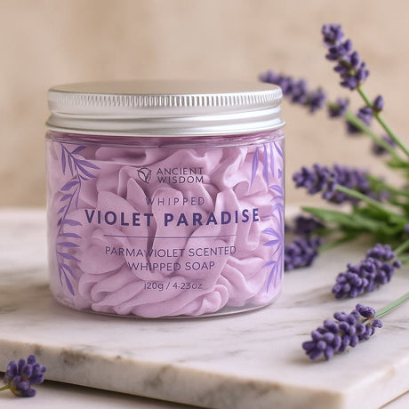 Parma Violet Whipped Soap 120g - SHAMTAM.COM