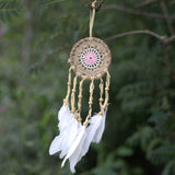 Macrame Dreamcatcher 9cm (asst colours) - SHAMTAM.COM