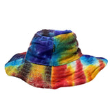 Boho Hat - Patched and Wired Hemp & Cotton Tiedye - SHAMTAM.COM