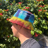 Boho Hat - Patched Hemp & Cotton Tiedye - SHAMTAM.COM