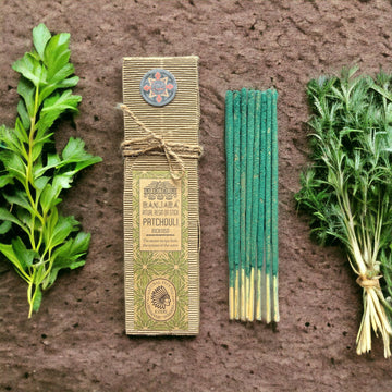 Bețișoare de tămâie cu rășină de patchouli pachet de 8