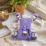 PAW - XS (2-4Kg) Dog Step-in Guardian Harness with Reflective Mesh - Lavender - Amethyst Charm — styled in a warm, naturally lit interior
