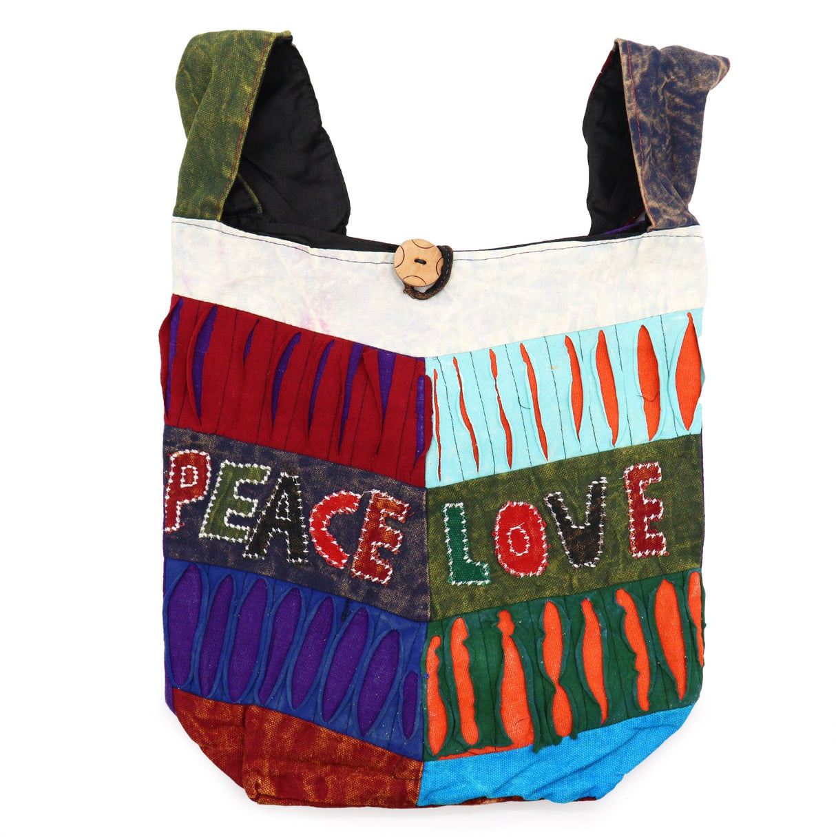 Peace & Love Bags (asst des) - SHAMTAM.COM