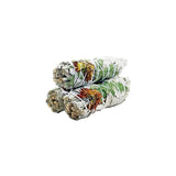 Peaceful Sage Smudge Stick with Natural Green Mirton Leaves & Orange Mini Daisy - 10cm - SHAMTAM.COM