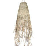 Pendant Light Shade Braided Doum Palm 20x15cm - SHAMTAM.COM