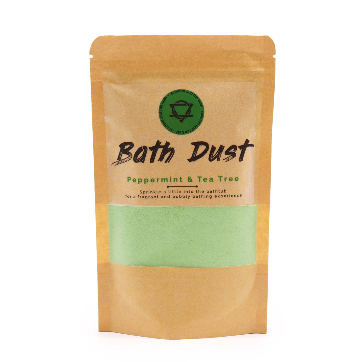 Peppermint & Tea Tree Bath Dust 190g - SHAMTAM.COM