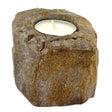 Petrified Wood Candle Holder - SHAMTAM.COM