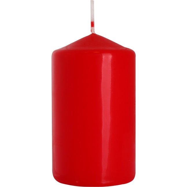 Pillar Candle 60x100mm - Red - SHAMTAM.COM