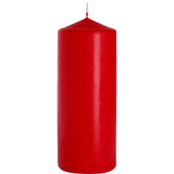 Pillar Candle 80x200mm - Red - SHAMTAM.COM