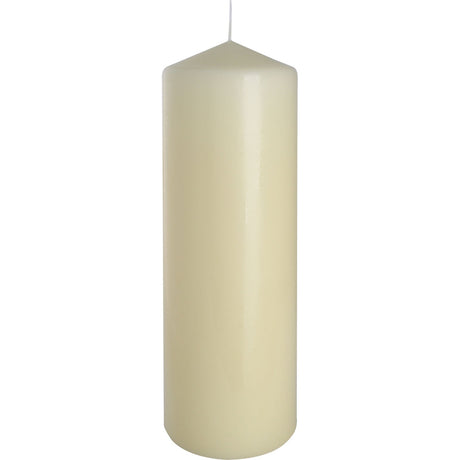 Pillar Candle 80x250mm - Ivory - SHAMTAM.COM