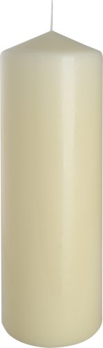 Pillar Candle 80x250mm - Ivory - SHAMTAM.COM