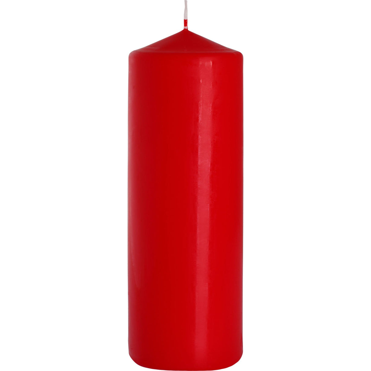 Pillar Candle 80x250mm - Red - SHAMTAM.COM