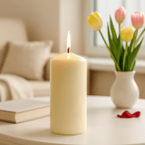 Pillar Candle Ivory 60x150mm 48 - Hour Burn Time - SHAMTAM.COM