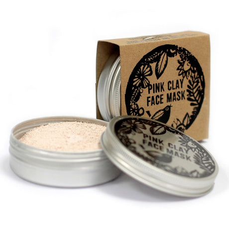 Pink Clay Face Mask Powder 50g - SHAMTAM.COM