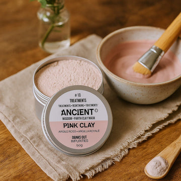 Poudre de masque facial à l'argile kaolin rose 50g
