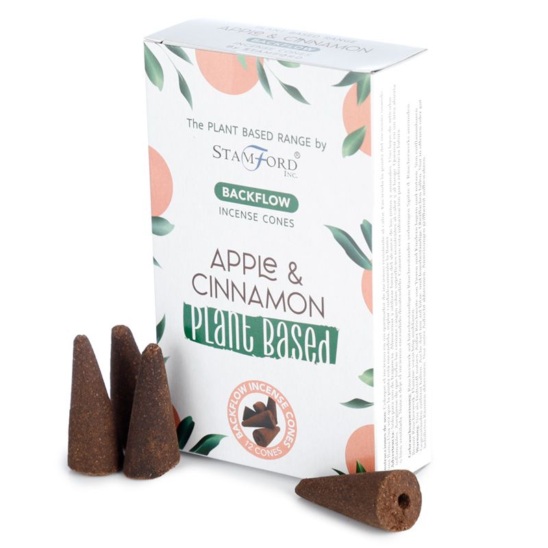 Apple & Cinnamon Incense Cones Plant Based - SHAMTAM.COM