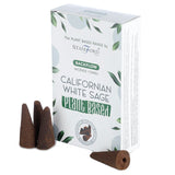 Californian White Sage Backflow Incense Cones - Plant Based - SHAMTAM.COM