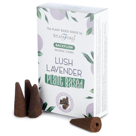 Plant Based Backflow Incense Cones - Lush Lavender - SHAMTAM.COM