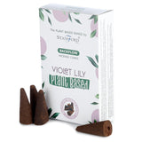 Violet Lilly Backflow Incense Cones Plant Based - SHAMTAM.COM