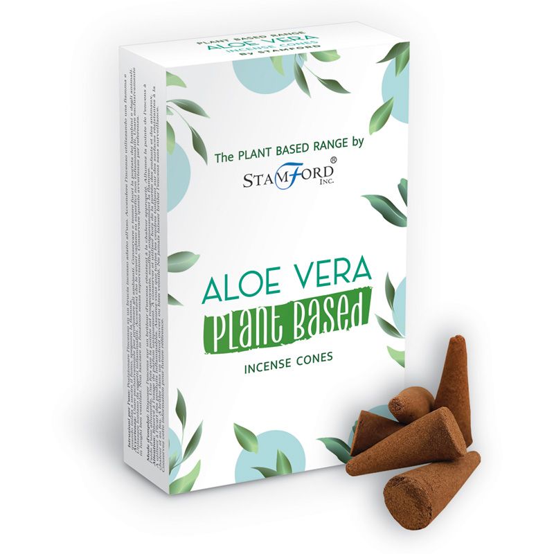 Plant Based Incense Cones - Aloe Vera - SHAMTAM.COM