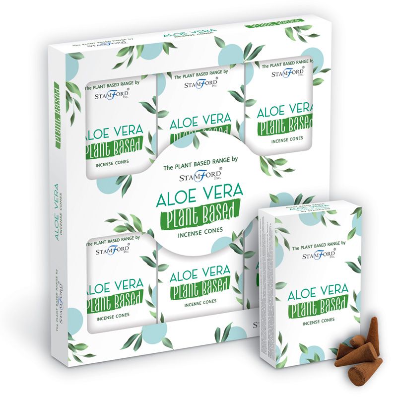 Plant Based Incense Cones - Aloe Vera - SHAMTAM.COM