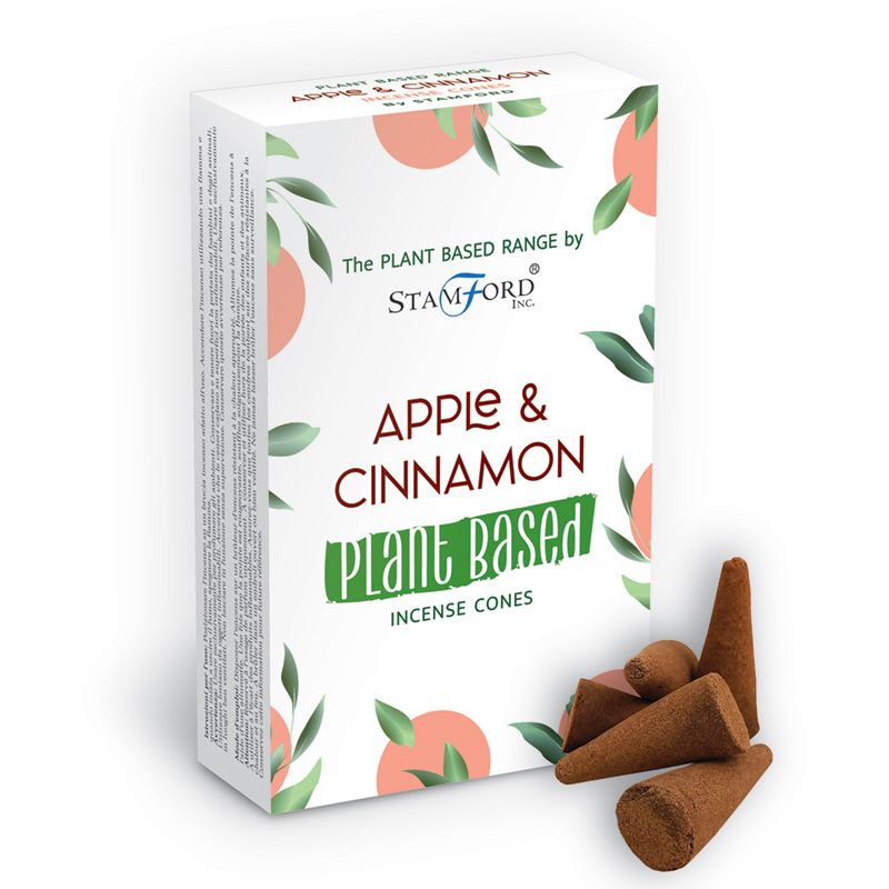 Plant Based Incense Cones - Apple & Cinnamon - SHAMTAM.COM